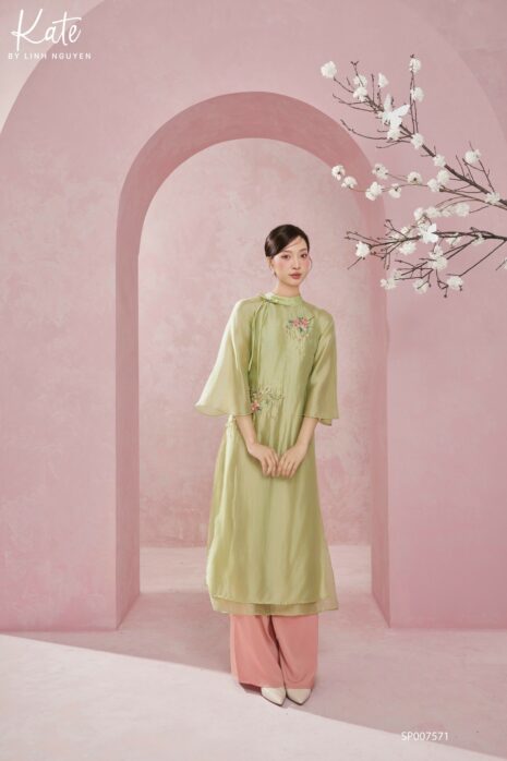 Set Áo dài Uyển Hoa