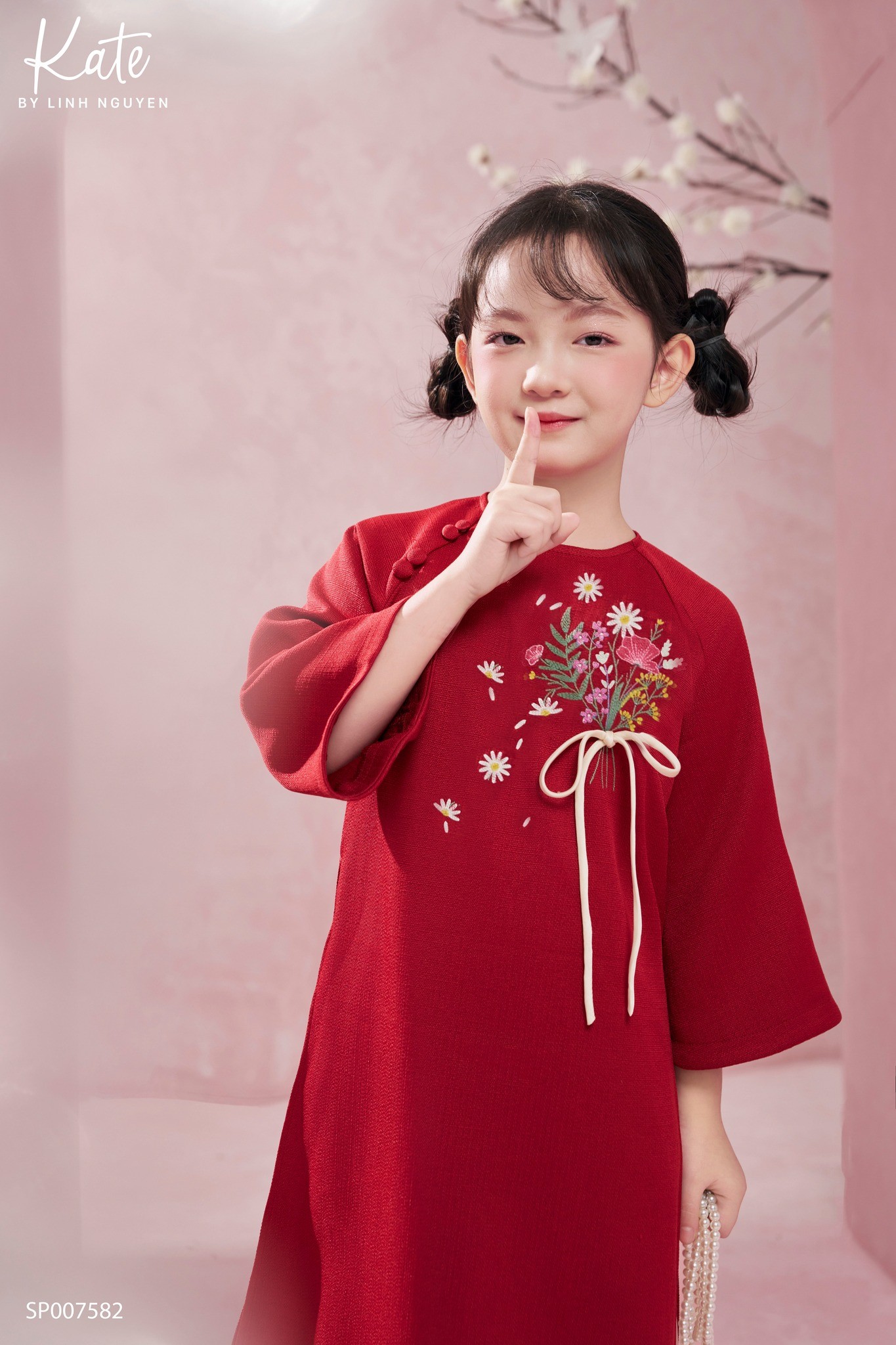 Set Áo dài Gia An - Bé Gái