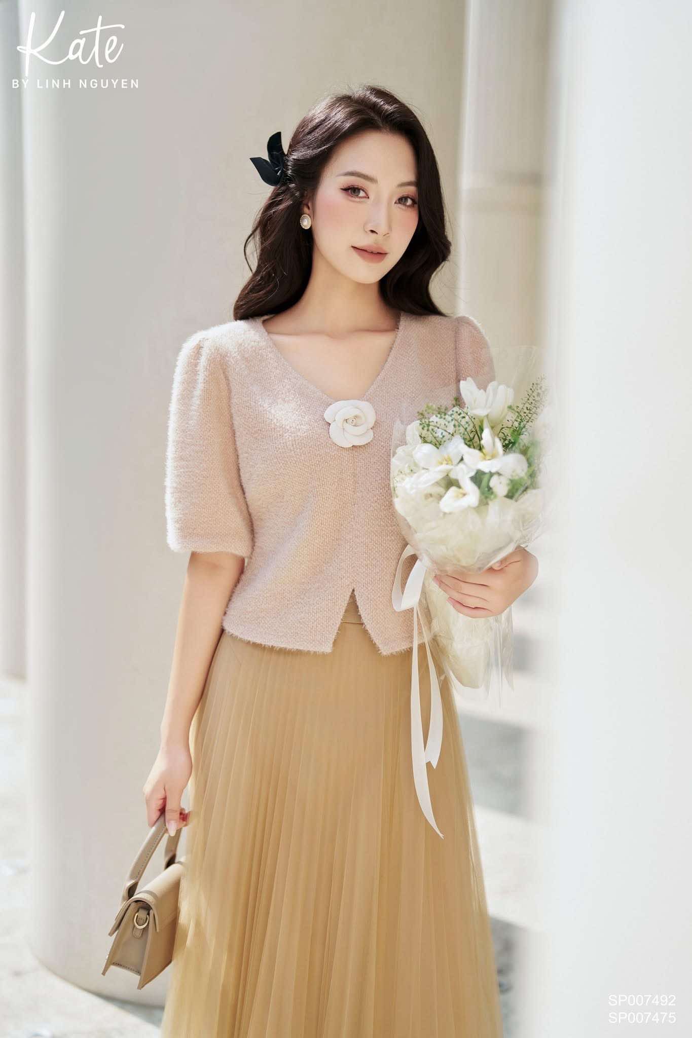 Áo - Pine Wool - Nude