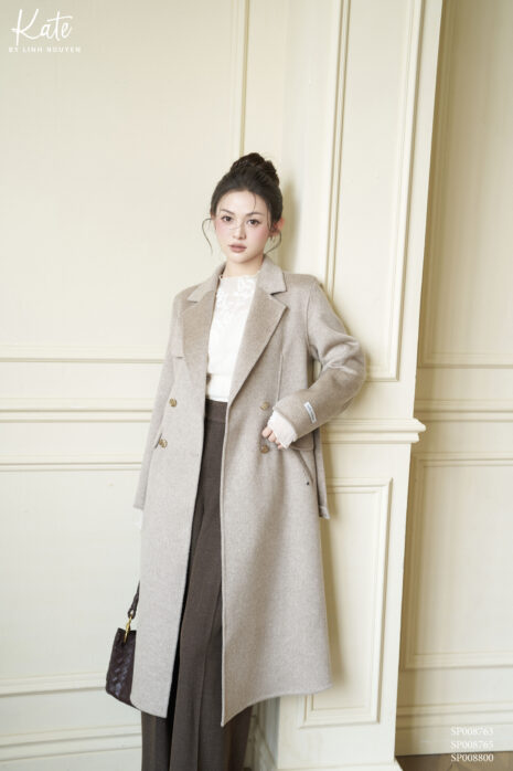 Áo - Celia cashmere coat