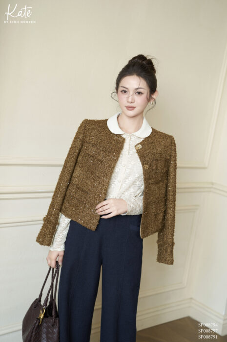 Áo - Myna tweed coat