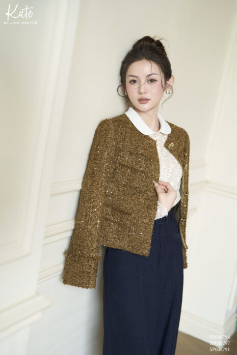 Áo - Myna tweed coat