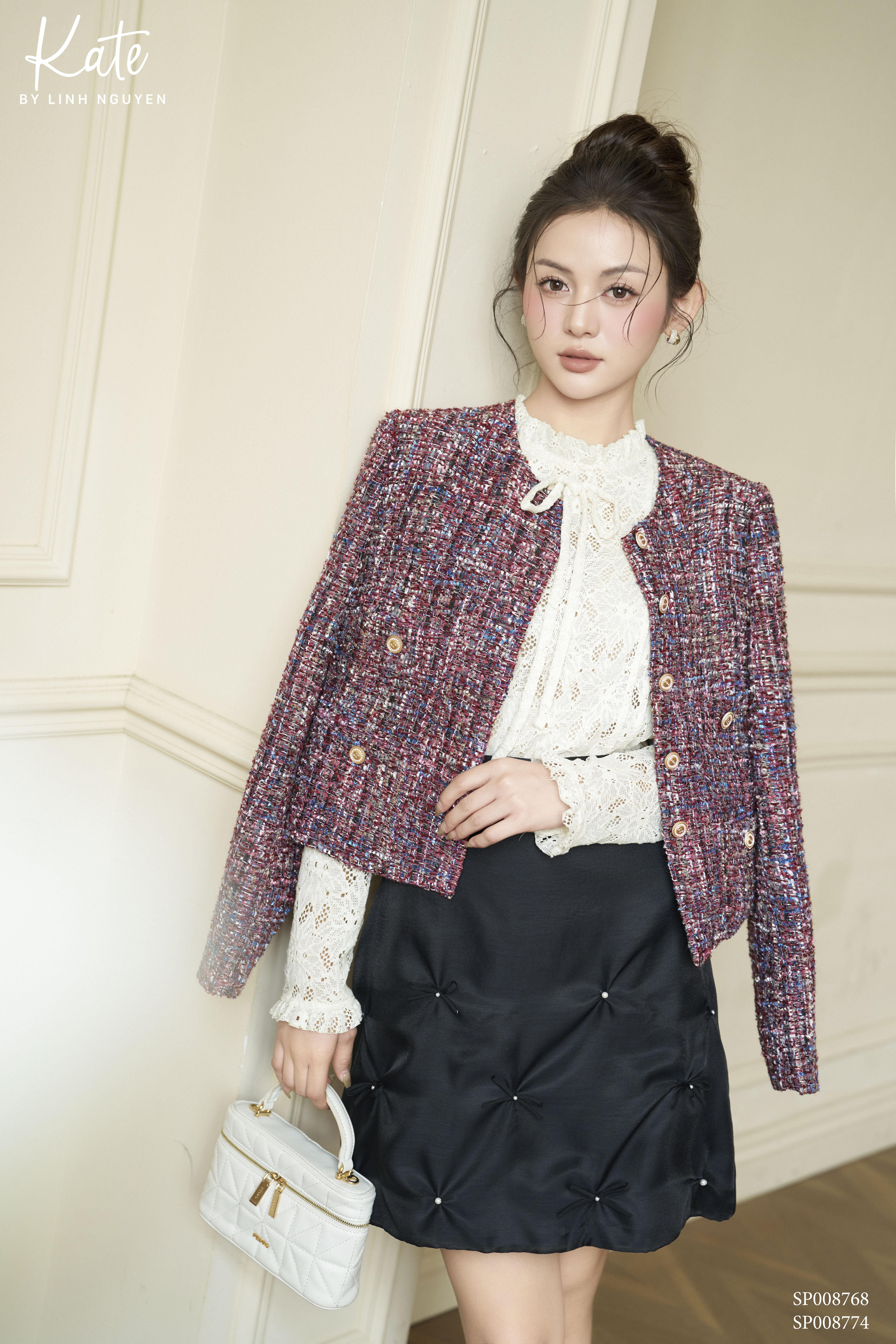 Áo - Aroma tweed coat