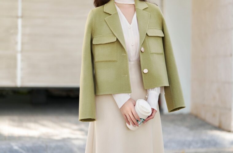 Olive Cashmere Coat