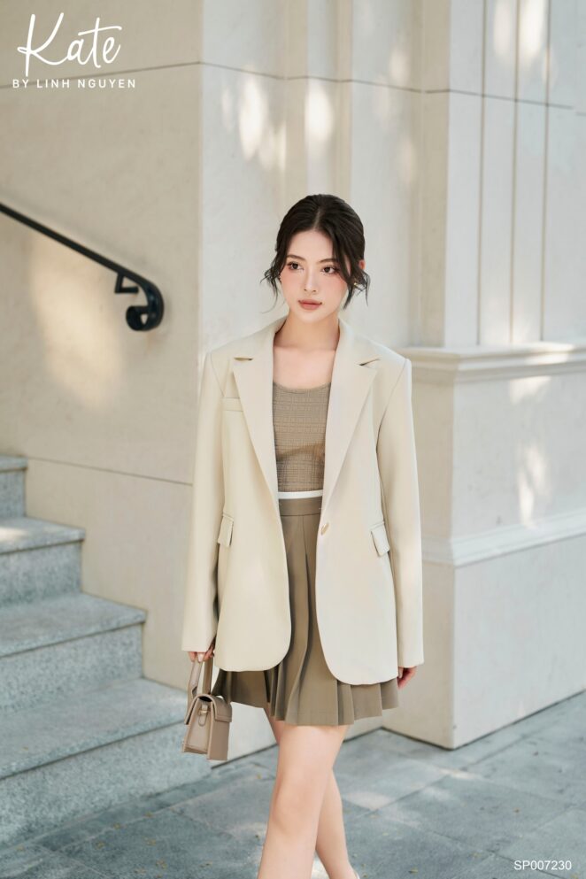 Áo Knit Blazer