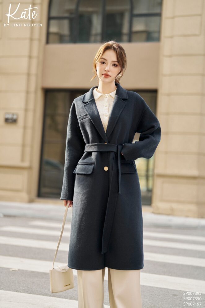 Áo Francas Cashmere Trenchcoat