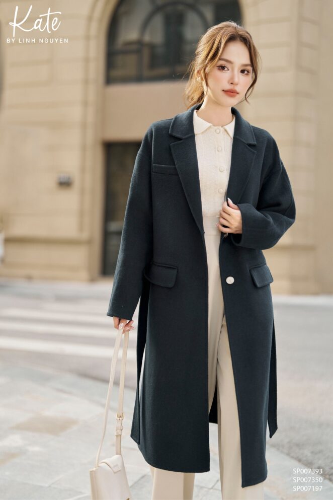 Áo Francas Cashmere Trenchcoat