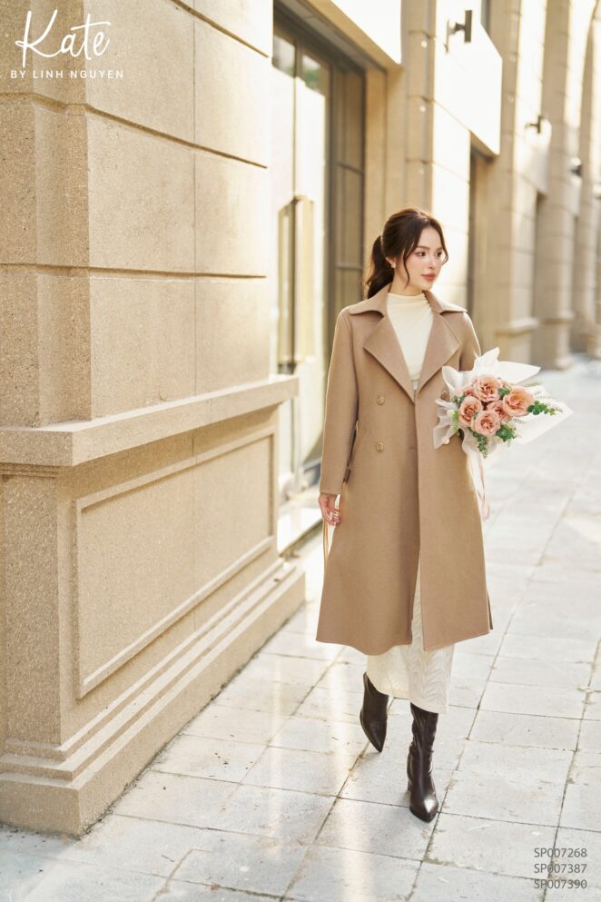 Áo Laurant Cashmere Coat