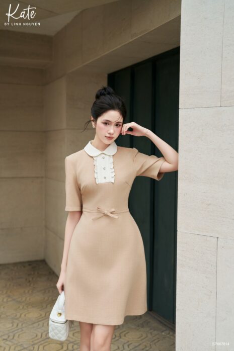 Váy - Matine Dress - Hồng đào