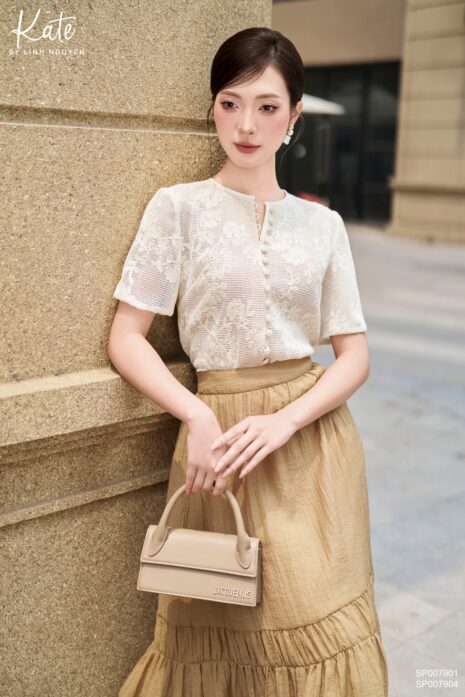 Áo - Camie Blouse - Kem
