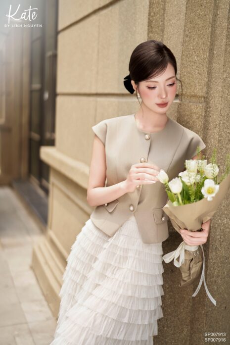 Áo - Ola Blouse - Olive nhạt