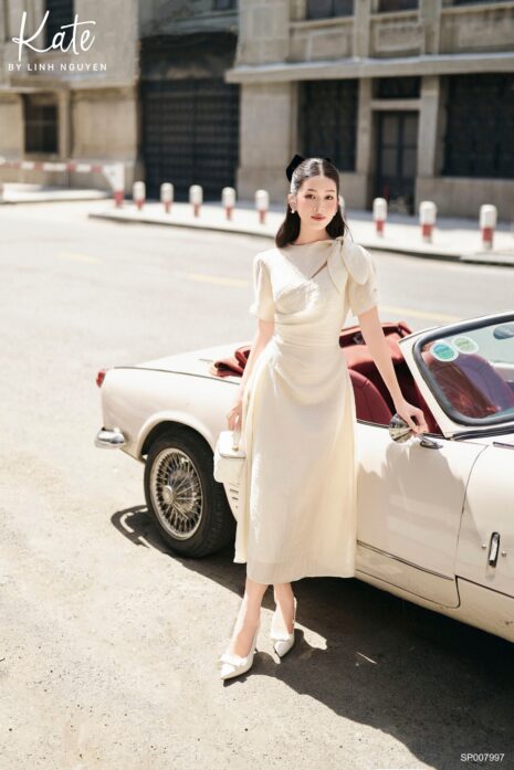 Váy - Tiffany Dress - Trắng kem