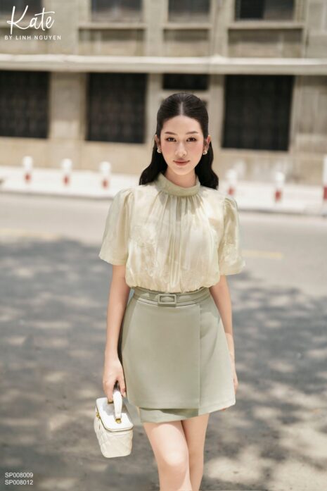 Chân váy - Bony skirt - Xanh mint