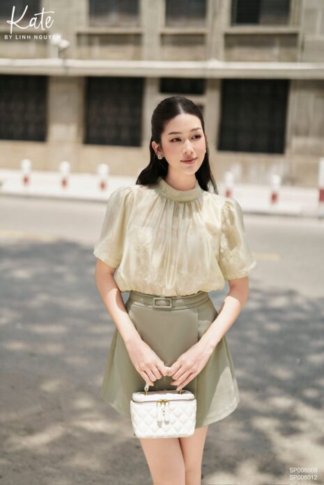 Áo - Rosy blouse - Xanh nhạt