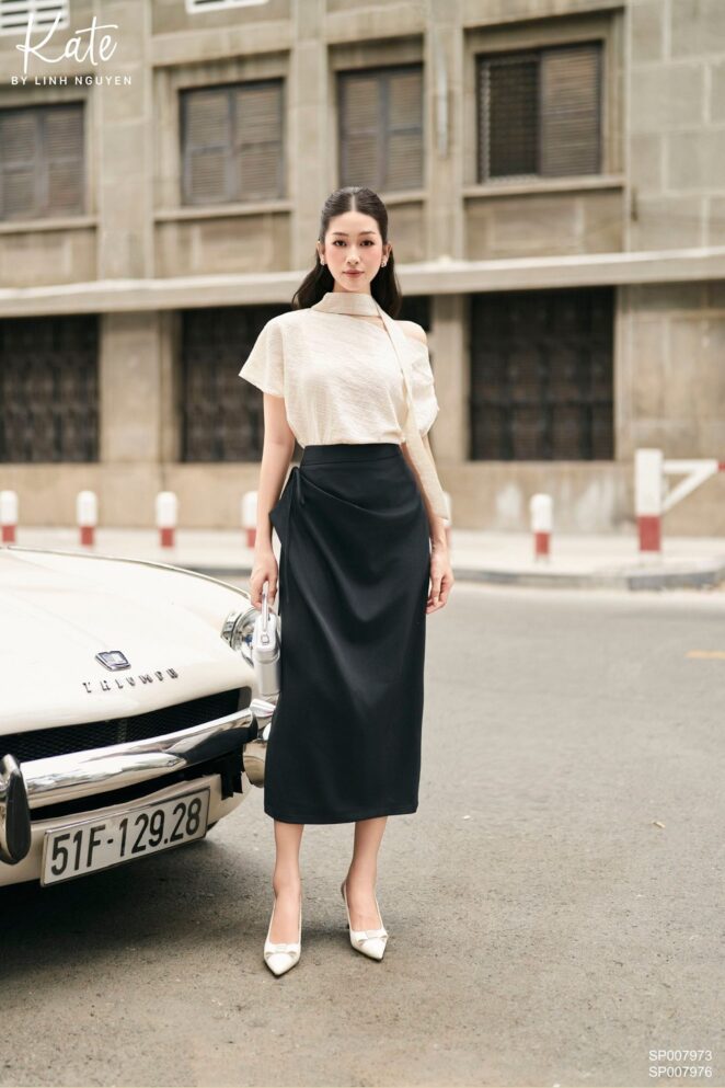 Chân váy – Nori Skirt – Ghi đậm