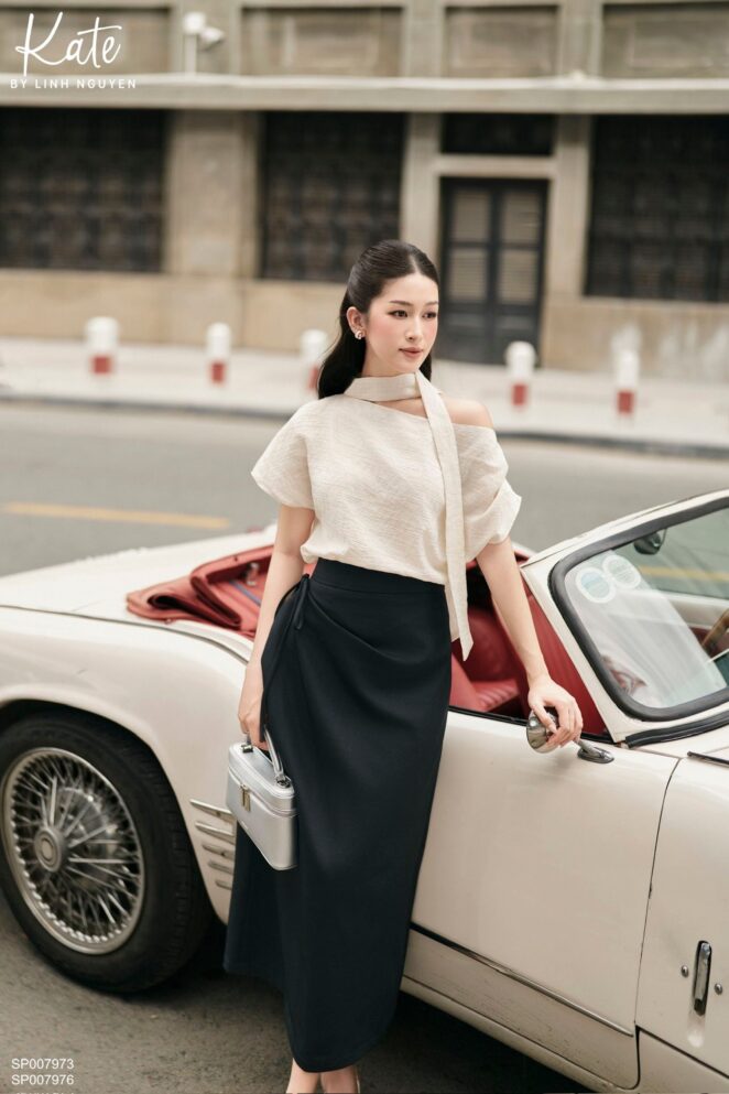 Chân váy – Nori Skirt – Ghi đậm