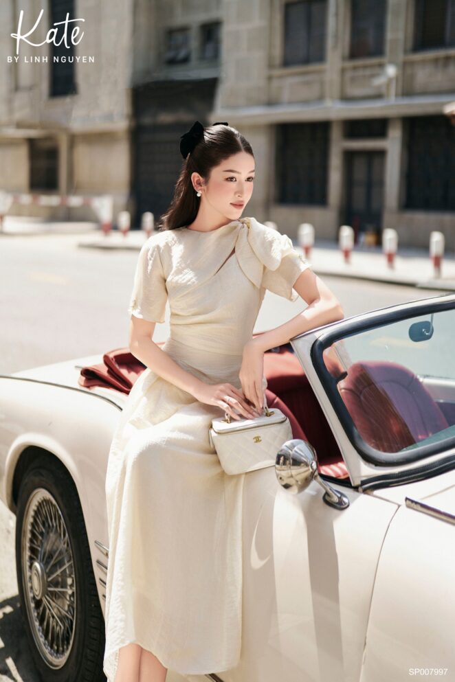Váy – Tiffany Dress – Trắng kem