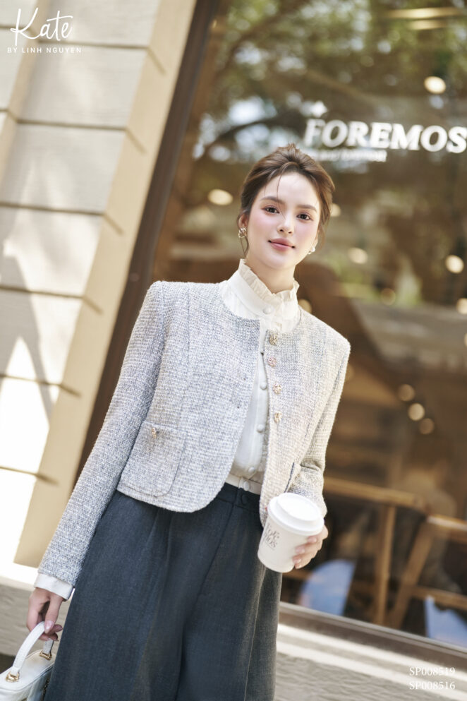 Áo – Rena tweed coat