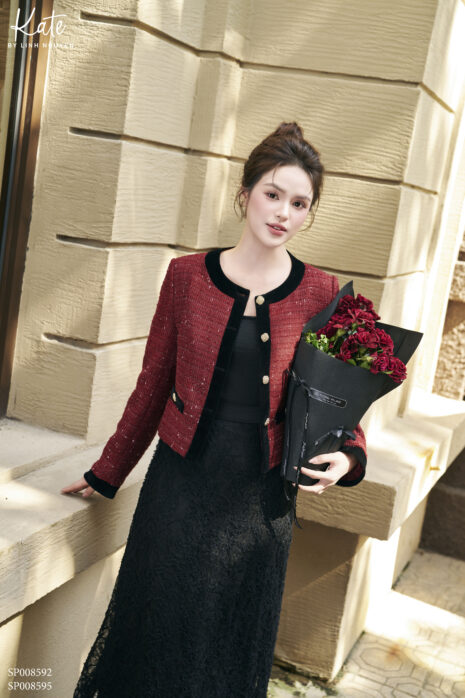 Áo - Ruby tweed coat