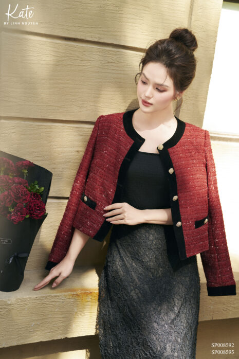 Áo - Ruby tweed coat