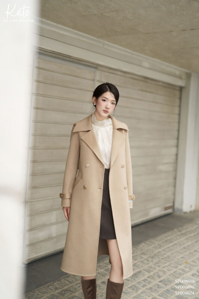 Áo cashmere – Elen trench coat