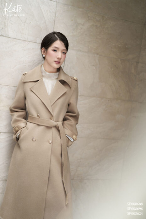 Áo cashmere - Elen trench coat