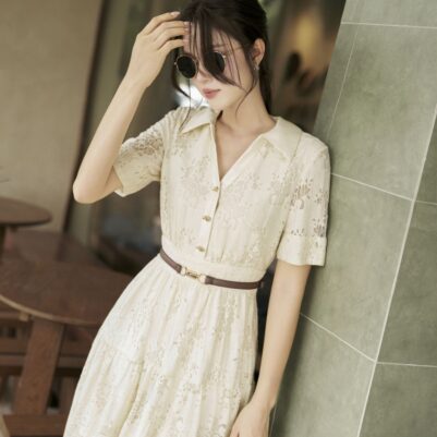 Keira Dress: sắc kem và đường phom thanh thoát