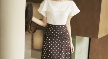 Áo sơ mi và chân váy: tỷ lệ cân bằng mới
