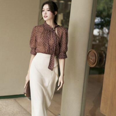 Sắc nâu mocha trong tủ đồ thanh lịch